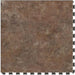 Perfection Floor Tile Slate Stone Luxury Vinyl Tiles - 5mm Thick (20" x 20") with Pacific Slate Pattern Shown From the Top