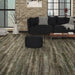 Perfection Floor Tile Vintage Wood Luxury Vinyl Tiles - 5mm Thick (20" x 20") with Mossy Oak Wood Pattern Being Used in a Living Room