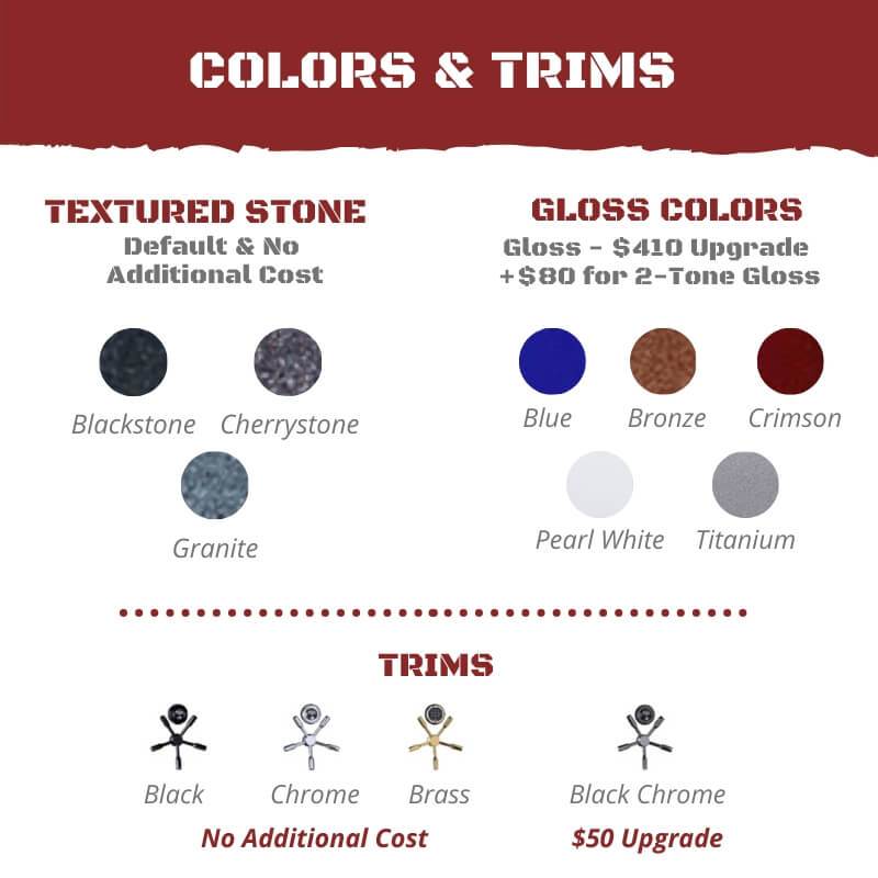 Rhino Safe Color & Trim Options