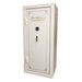 Sun Welding C64 Cavalry Gun Safe in Gloss Ivory with Doors Closed Viewed from the Front