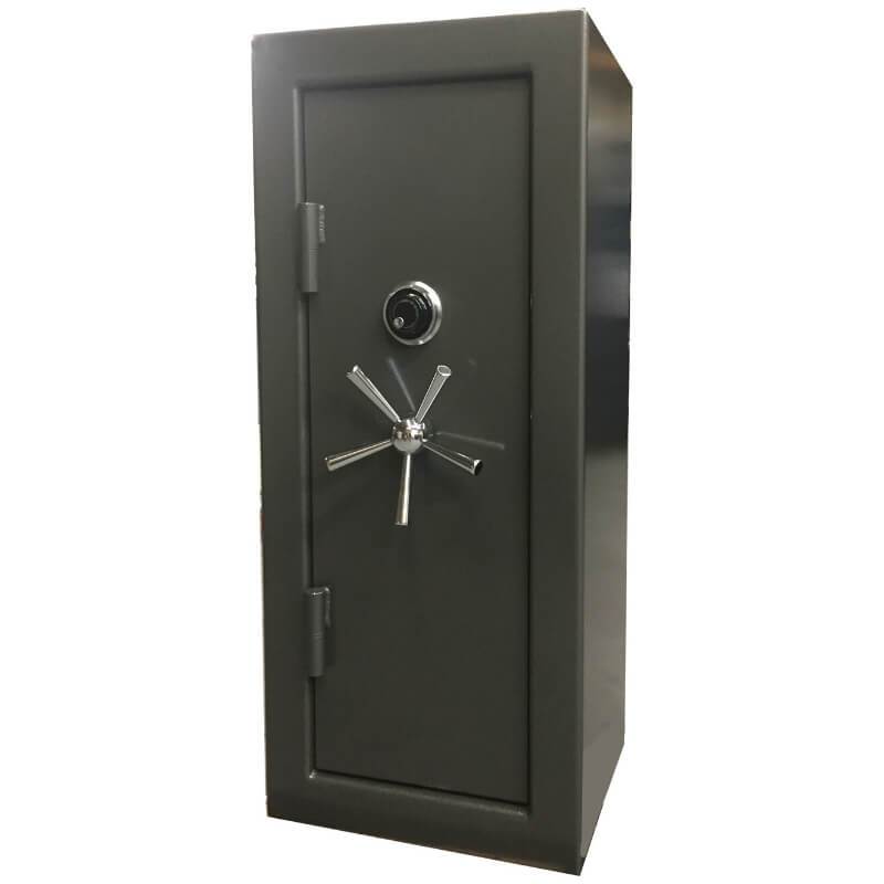 Sun Welding H48 Heirloom Home/Office Fire & Burglary Safe in Gloss Granite with Doors Closed.