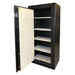 Sun Welding RS30 Renegade Series Fireproof Gun Safe in Matte Gray with Doors Opened Showing Interior Shelving without Pocket Door Organizer