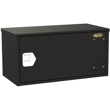Swivel Storage Solutions PRO 18-Weathertight Underbody 3 Drawer Road Box (Truck Toolboxes) With Left Hinge Front Left View with Front Latch Closed