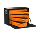 Swivel Storage Solutions PRO 25-Weathertight 5 Drawer Road Box (Truck Toolboxes) with Main Door Open and Drawers Slid Out