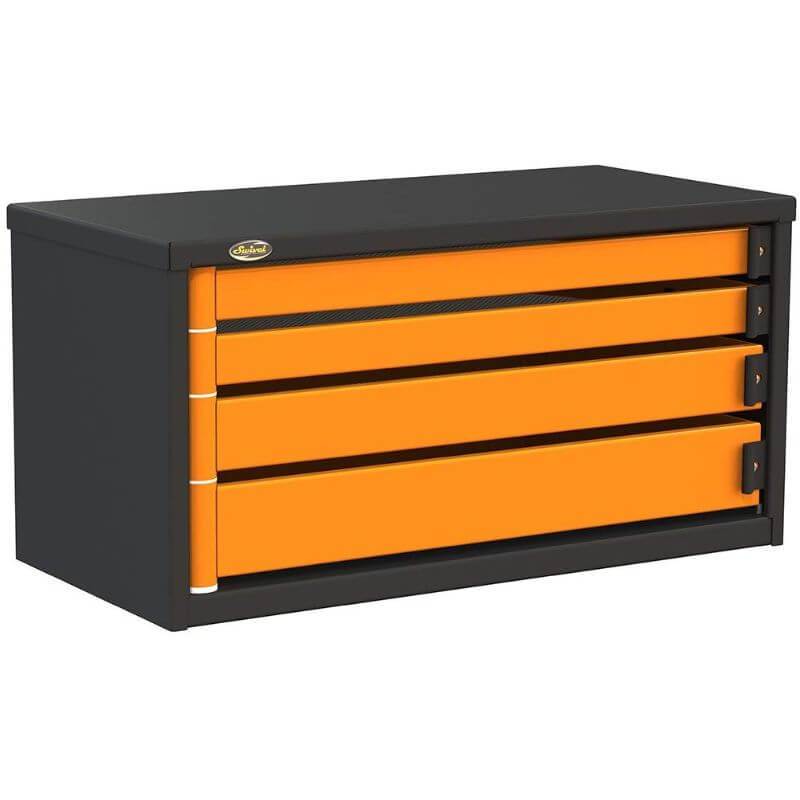 Swivel Storage Solutions PRO 36 Series 36" Service Body/Van Tool Box With 4 Drawers Front Left View with Drawers Closed