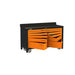 Swivel Storage Solutions PRO 60 Series 12 Drawer Rolling Workbench Front Left View with All the Drawers Opened