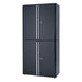 Trinity TLSPBK-0605 (36 in.) Garage Modular Cabinet in Black Shown Stacked on Top of One Another as a Modular Set.