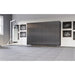 Hercke HC-Kit 7-S72 (24”D x 120”W x 84”H) Locker Wall Garage Cabinet System in stainless steel finish shown in front view in a garage.