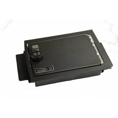 Locker Down LD2025 vehicle console safe for Ford	F-150 2009-2014 viewed from the top cover.