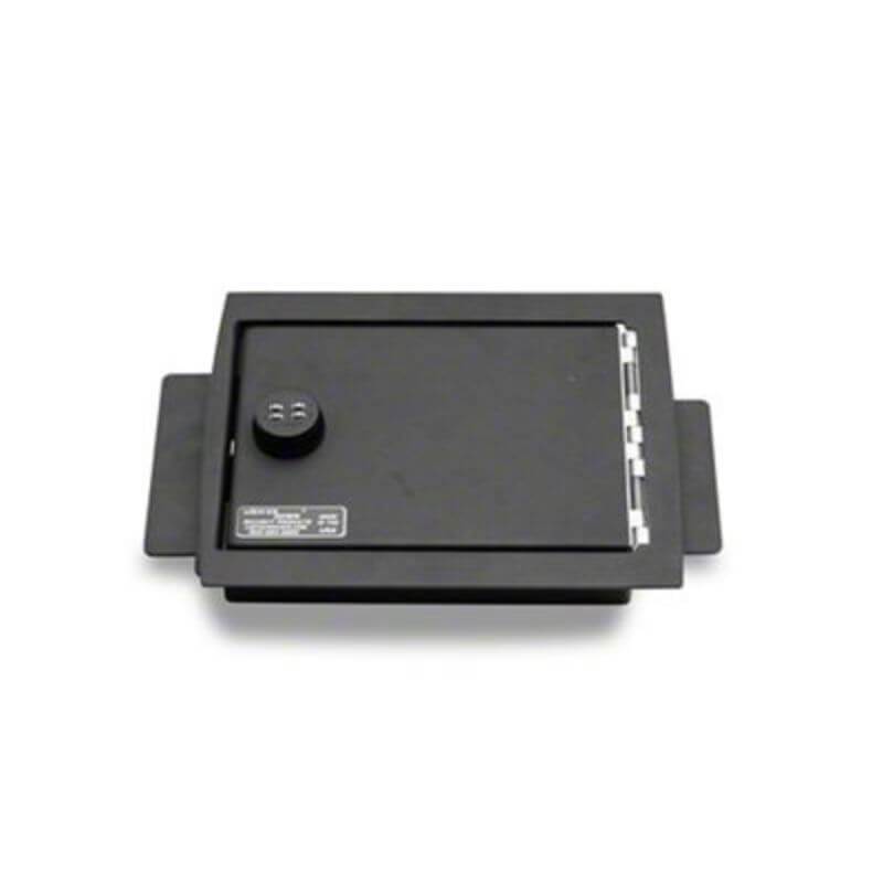 Locker Down LD2025 vehicle console safe for Ford	F-150 2009-2014 viewed from the top cover.