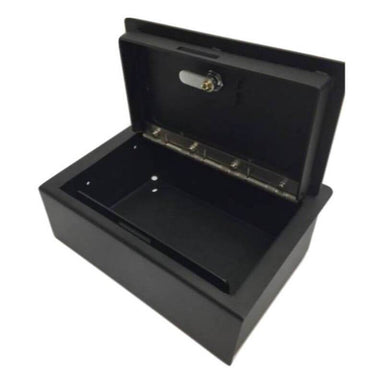 Locker Down LD2059EX vehicle console safe for Dodge Ram F-1500, F-2500, F3500, Trade  20012-2019 viewed from the top open lid.