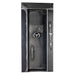 Rhino Ironworks IWVD8045 Out-Swing Vault Door | 80"H x 45"W x 8.25"D shown in back view with vault door closed with white background.