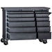 Rhino RMI KTC4355DG Tool Chest | 43"H x 55"W x 23"D shown in front view with drawers open with white background