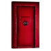 Rhino Ironworks V8040GL Out-Swing Vault Door - 80X40X8.26 color option crimson shown in back view with white background