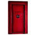 Rhino Ironworks V8240GL In-Swing Vault Door - 82Hx40Wx8D color option crimson shown in back view with white background